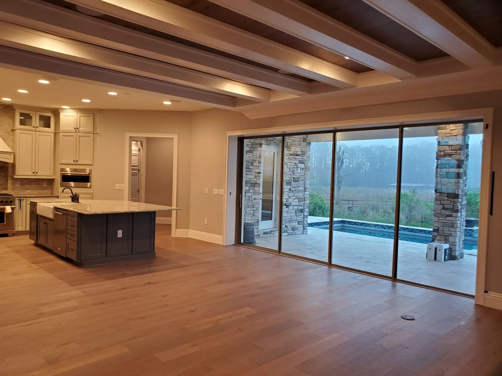 Hardwood — Open Plan Luxury Home